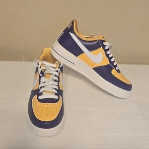 Nike Women's Sneakers in Yellow and Purple